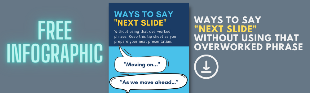 Another Word For Moving On In Presentation